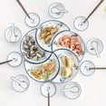 thumbnail image 2 of 5pcs Moon Ceramic Serving Platter Set, Multiple Colors Available, Novelty Breakfast Platter, Snack and Nut Platter, Family Gathering/Kitchenware, Unique Moon Tableware, 2 of 7