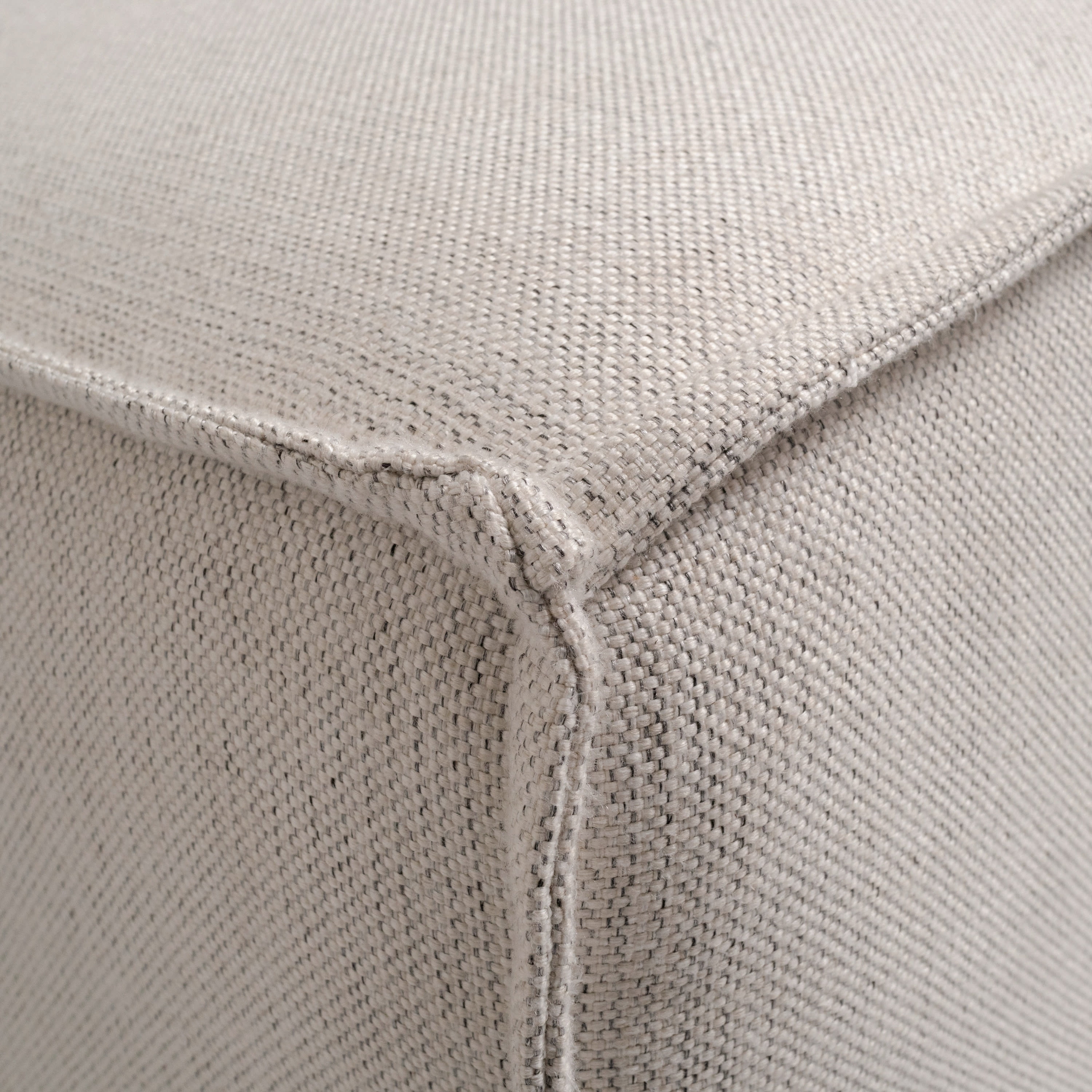 Merrick Lane Modular Ottoman Footrest in Cream