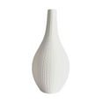 thumbnail image 3 of Jarrón de flores, jarrón de arte decorativo, moderno, sencillo, minimalista, arreglo floral para Blanco, 3 of 7