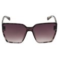 thumbnail image 2 of Martha Stewart Women's MS168 Cat Eye Shield UVA and UVB Protective Square Fashion Sunglasses, 144mm, 2 of 6