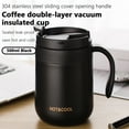 thumbnail image 3 of Arcticwind 16.91oz Coffee Mug,304 Stainless Steel,Travel Cup,Double Wall Insulated Vacuum with Handle and Sliding Lid,Reusable Tumbler Cups,Thermal Cup for Home and Office,Ideal Gifts For Men & Women, 3 of 6