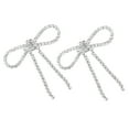 thumbnail image 2 of 2Pcs Strass Broches Pompon Arc Coeur en Forme de Bijoux Accessoires avec Boucle Broches5.5x7cm Pompon Arc, 2 of 14