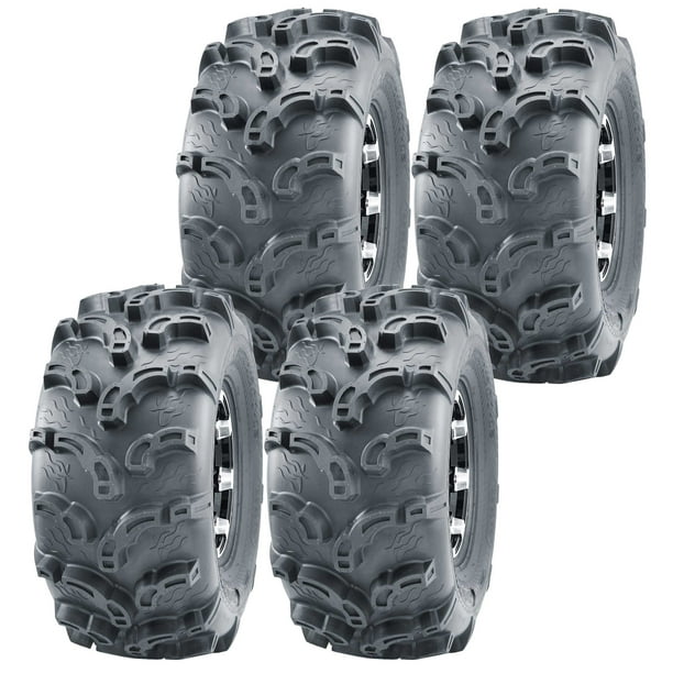 Set 4 Premium WANDA ATV/UTV tires 25x812 25x8x12 Front & Rear Super