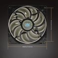 thumbnail image 5 of Ventilador de chasis PWM de 120 x 120 mm Ventilador silencioso Gale Volume Ventilador de chasis 12025 (luz azul), 5 of 5