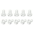 thumbnail image 1 of Unique Bargains M3x5mm Plastic Phillips Bolts PC Pan Head Machine Screws Transparent 100 Pack, 1 of 5