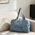 thumbnail image 5 of Lightweight Waterproof Nylon Luggage Bag for Women, Large Capacity Travel Crossbody Purse with Reinforced Handles, Handheld Commute Cloth Bag for Weekend Getaway Gym and Daily Use, 5 of 6