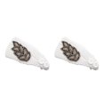 thumbnail image 2 of Sonducket Diademas de ganchillo Patrón de hojas con diamantes de imitación Elástico ajustable Cálido Chunky Universal Accesorios para el Type1 NO1, 2 of 6