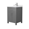 thumbnail image 6 of Wyndham Collection Wcg242424s-Vca-Mxx Beckett 24" Free Standing Single Basin Vanity Set -, 6 of 7