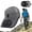 Dark Grey, variant on 2026 New Solar Rechargeable Peaked Cap, USB & Solar Powered Fan Hat, 3-Speed Adjustable Hiking Fishing Baseball Cap, Heat Relief
