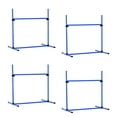 thumbnail image 1 of 4 Pcs Dog Agility Exercise Set  Portable Dog Agility Training Equipment with Adjustable Height Jump Bars  Durable Pet Outdoor Games with Carry Bag and Displacing Top Bar for Dog Agility C, 1 of 4