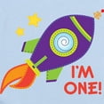 thumbnail image 2 of CafePress - First Birthday Space Rocket Infant Bodysuit - Baby Light Bodysuit, Size Newborn - 24 Months, 2 of 4