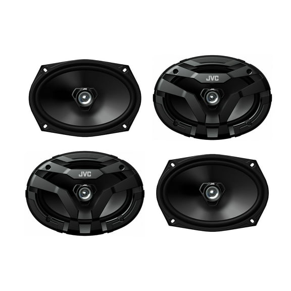 2 Pair JVC CS-DF6920 800W Peak (60W RMS) 6"x9" DF Series 2-Way Coaxial Car Speakers