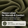 thumbnail image 5 of Men’s 3-Pack Fleece-Lined Zip-Up Hoodies – Warm Cotton Blend, Modern Fit Sweatshirts, 5 of 6