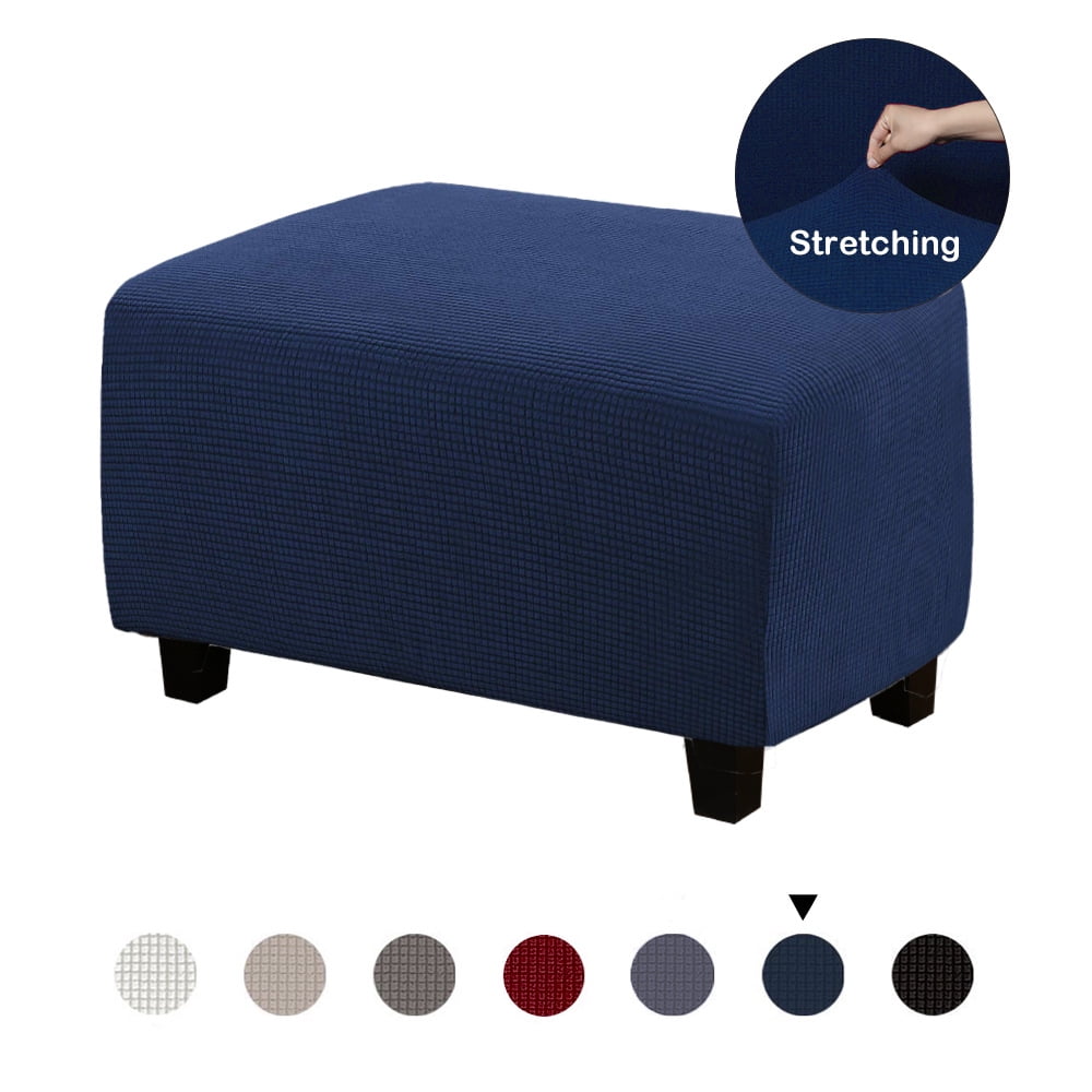 42"/46" Ottoman Slipcovers Rectangle Footrest Sofa Slipcovers Footstool