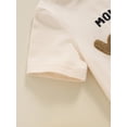 thumbnail image 7 of Suealasg 2Pcs Baby Boys Summer Outfits Letter Embroidery Round Neck Short Sleeve T-Shirts Elastic Waist Shorts 6M 1T 2T 3T 4T Toddler Boys Clothes, 7 of 7