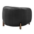 thumbnail image 5 of New Pacific Direct Cordelia Top Grain Leather Accent Arm Chair in Stolm Black, 5 of 15