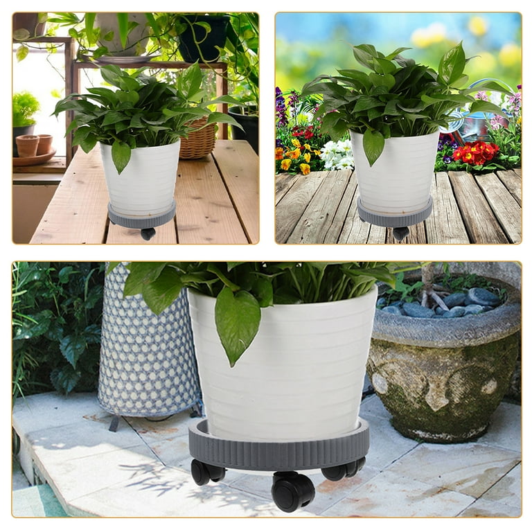Flower Pot Base Flower Pots Plant Stand with Wheels Pot Plates for Plants  Pot Stand for Plants Plants Stand with Wheels