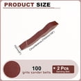 thumbnail image 2 of 6 x 108 Inch Sanding Belts, 2 Pcs 100 Grits Aluminum Oxide for Metal Polishing, Knife Sharpening, Weld, 2 of 6