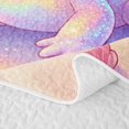 thumbnail image 5 of Manfei Magical Axolotl Quilt King,Pastel Ocean Animal King Coverlet Set,3pcs,1 Bedspread and 2 Pillowcases, 5 of 7