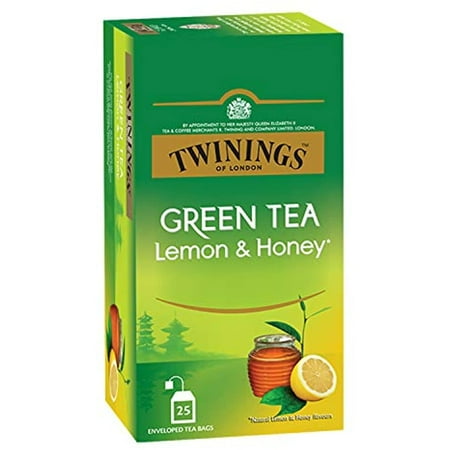 Twinings 1 Green Tea Lemon And Honey, 25 Tea Bags