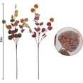 thumbnail image 2 of 6Pcs Artificial Fall Eucalyptus Leaves Stems, 33.8” Fake Eucalyptus Branches Plants Foliage for Vase Home Fireplace Party Wedding Thanksgiving Table Centerpiece Fall Décorations (Assorted), 2 of 5