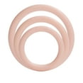 thumbnail image 2 of CalExotics Silicone Support 3 Piece Set Rings Penis Ring, Ivory, 2 of 6