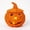 6.3" Handcrafted Woven Pumpkin, variant on Guvpev 12" Handcrafted Woven Ghost - White Faux Rattan & Metal Ghost Figurine, Halloween Spooky Table Centerpiece & Fall Porch Decor for Indoor Outdoor