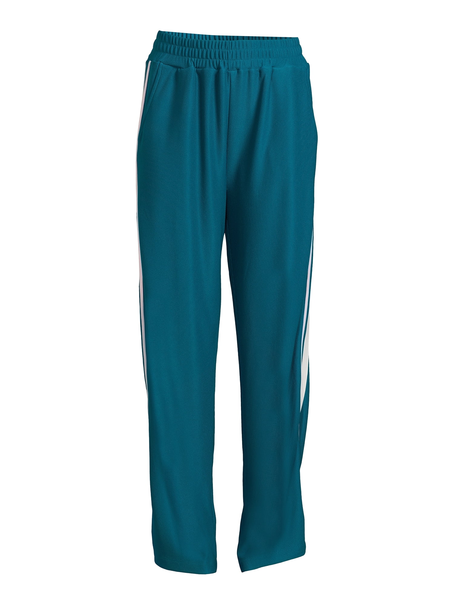 Self Esteem Juniors Knit Track Pants with Side Striping, 30.25" Inseam, Sizes S-XL