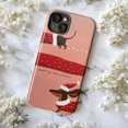 thumbnail image 5 of Funny Christmas Dachshund Phone Case, Santa Dog Long Wiener Cute Holiday Cover for iPhone 17 16 15 14 13 12 11 Plus Pro Max Mini, 5 of 6