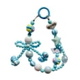 thumbnail image 4 of Milaget Beaded Keychain Decor Collectible Toy Car Key Holder for Girls Children Gift blue, 4 of 9