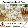 thumbnail image 2 of 3 Pieces Duvet Covers Set, Boho Tufted Comforter Sets with Zipper Closur, Soft Breathable Floral Bedding Set for All Seasons(Beige,King, 104"x90"), 2 of 6