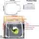 thumbnail image 2 of Colador de fregadero de cocina, 1 soporte de acero inoxidable con 100 unidades, bolsa de colador de fregadero, juego de cesta para residuos de alimentos, 2 of 5