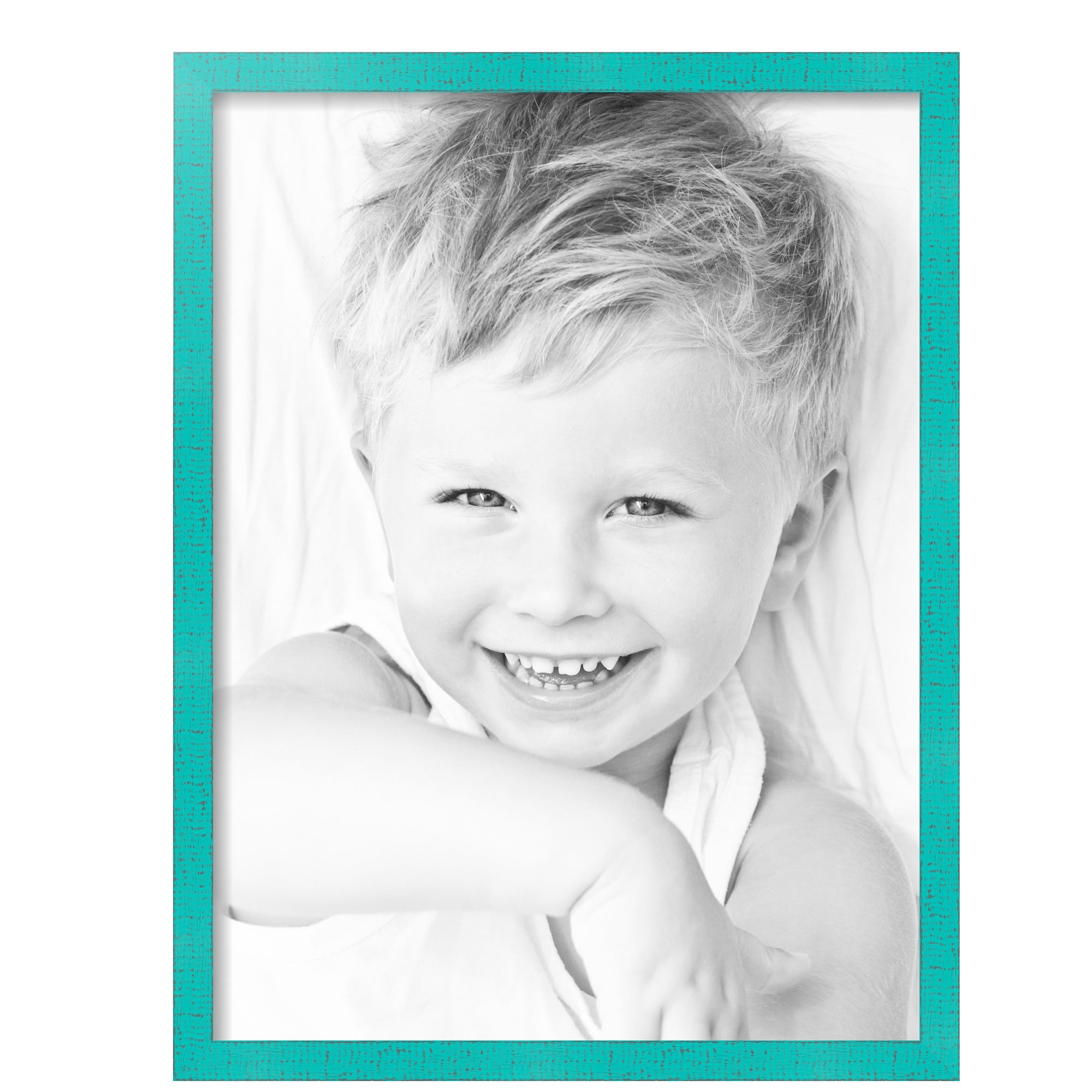 ArtToFrames 18" x 24" Aqua Picture Frame, 18x24 inch Green Wood Poster Frame (WOM-5186), 2 Pack
