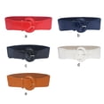 thumbnail image 6 of Linyer Fashion Dress Belt Exquisite Simple Style Leather Straps with Buckles Solid Decorations Valentines Day Belts for Women Dresses Light Tan, 6 of 6