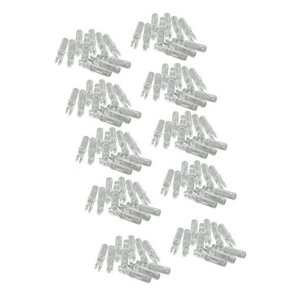100pcs Archery Nock, Durable Plastic Insert Nocks Light Weight Nocks Replacement For Archery Bow