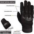 thumbnail image 2 of gants De Moto Cran Tactile Plein-doigt T, Anti-impacto, Coupe-vent, Gant Moto Unisexe Gants Tactiques Homme Et Femme Pour Auto Moto, Camping, Vlo,, 2 of 4
