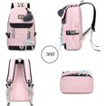 thumbnail image 2 of Asge Mochila para Niñas Niños Bolsa Escolar Niños Bolsa de Libros Mujeres Mochila Casual de Día Asge Múltiples bolsillos y compartimentos, fáciles de llevar, 2 of 4