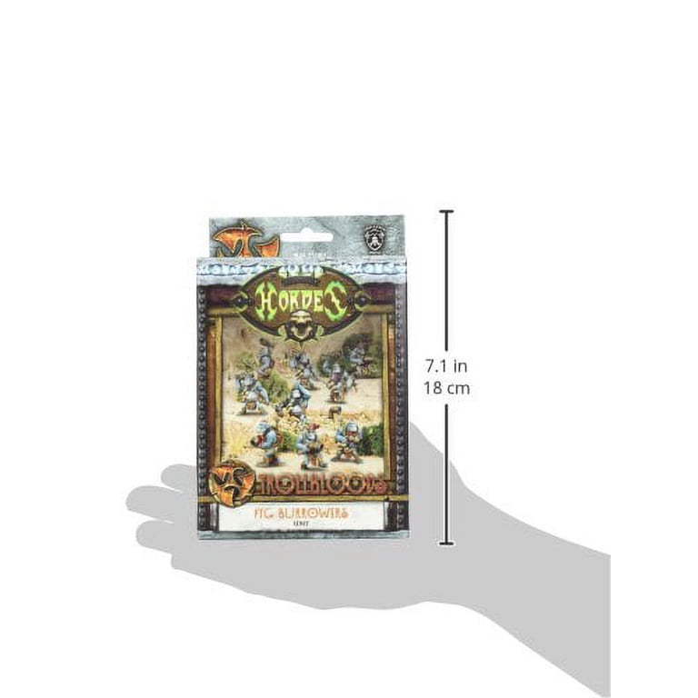 Privateer Press Pyg Burrowers Miniatures - 10 Unpainted Trollbloods Figures For Hordes Tabletop Game