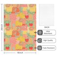 thumbnail image 2 of 2 Pcs Pioneer Flower Floral Print Pattern Kitchen Towels, Funny Microfiber Dish Towel Set, 18" X 26" Tea Towels, 2 of 6