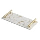 thumbnail image 1 of Bandeja organizadora multiusos para collares y pulseras, ideal para dormitorio y baño. Rectángulo blanco, 1 of 9