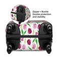 thumbnail image 3 of Goofa Tulips Flowers Pattern Luggage Covers For Suitcase,Suitcase Cover Protector Fit 18-32 Inch Luggage-Medium, 3 of 9