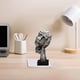 thumbnail image 5 of Escultura abstracta de cara, adorno de mesa, figura decorativa coleccionable para Plata, 5 of 9
