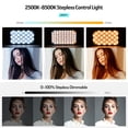 thumbnail image 2 of Andoer Luz LED RGB Portátil Andoer R6: 8W, 2500K-8500K, 12 Efectos, Batería 4400mAh, Ideal para Vídeo y Fotografía., 2 of 6