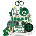 thumbnail image 1 of St. Patrick's Day Tiered Tray Decorations, Irish Day Farmhouse Rustic Decorations Indoor Home Table Decor, 1 of 1
