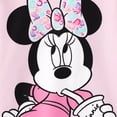 thumbnail image 4 of Disney Minnie Mouse Girls Shirts Pink Ruffle Top Printed Leggings 2 Piece Outfit Toddler Kids 2T, 4 of 8