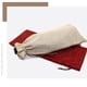 thumbnail image 3 of Billuyoard Bolsa de almacenamiento de vino con cordón, organizador portátil de regalos de champán para fiestas, bolsa de lino para Hotel, Almacenamiento y organización del hogar Púrpura, 3 of 6