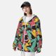 thumbnail image 3 of Balery Angry Shark Pattern Sudadera ligera de manga larga con capucha y protección solar UPF 50+ para hombre y mujer, ideal para pesca y running-X-Large, 3 of 7