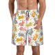 thumbnail image 1 of Fotbe Boho Bunny Trajes de Baño Estampados para Hombre, Shorts de Verano de Secado Rápido, Ropa de Playa, Bañadores-Large, 1 of 6