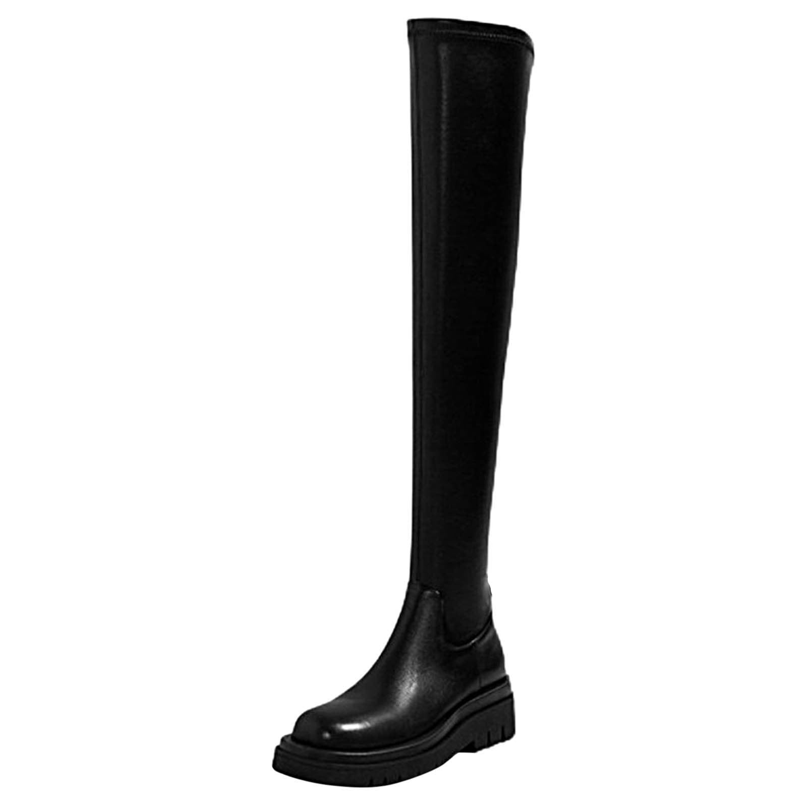 Black high booties best sale