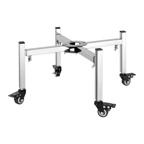 Fire Pit Stand 15-27 Inch, Adjustable with Casters